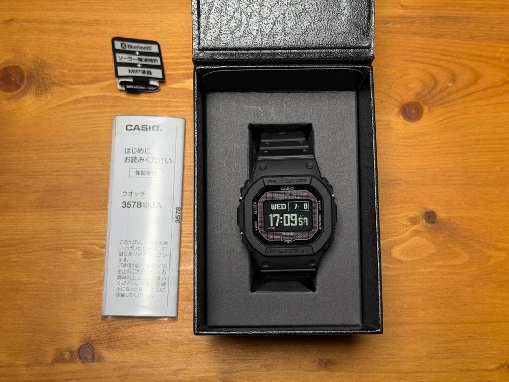 Excellent condition G SHOCK GW BX5600 1A1JF with protective film