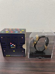 CASIO Pac-Man Collaboration Wristwatch Black Gold Digital A100WEPC-1BJR