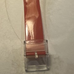 Swatch Vintage 1999 MOMA Red GZ406D Standard 34mm Plastic