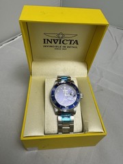 Invicta Pro Diver 26971 Blue Dial Stainless Steel Wrist Watch New In Box