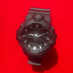 Casio G-SHOCK GA-700 Analog-Digital Quartz Black Resin 200m Alarm Chrono