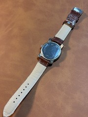 Vintage Mercedes Benz Men Field Watch Beige Dial,37mm,Rotating Beze,Date