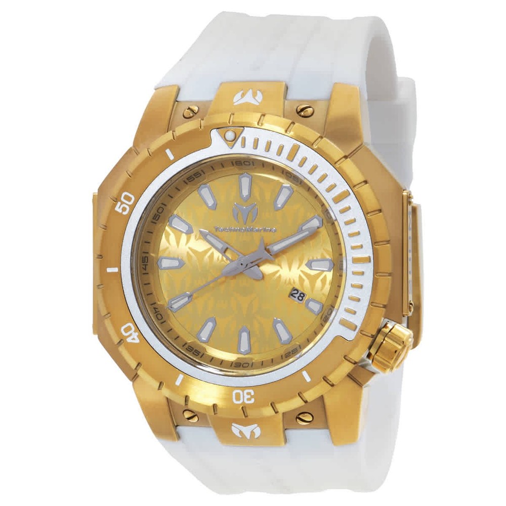 TechnoMarine Manta Quartz Gold Dial Men’s Watch TM-224009
