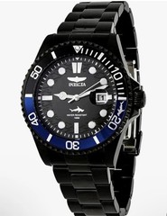 Invicta Pro Diver 43mm Quartz Black Dial Stainless Bracelet 44713 Men’s Watch