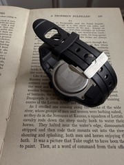 Medline Digital Quartz Wristwatch Black Plastic Strap Water Resistant Alarm