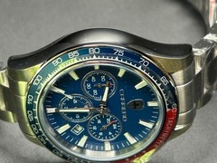 Brand New Beautiful Torino Carrero Men’s Avatar Watch 44mm Red/Blue Chronograph