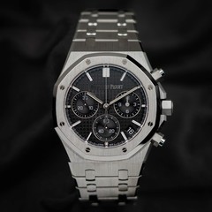 Audemars Piguet Royal Oak Complete Set 50th Anniversary 41mm Black Dial 26240ST