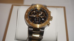 Versace Watch VEPY01121 Urban Mystique Chrono black gold Stainl. Steel Men