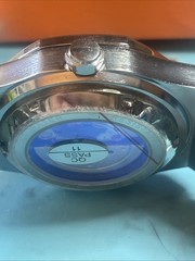 Goobasen World Map Watch Octagonal Case Sweep Seconds Date @ 6. NIB
