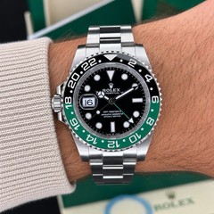 Rolex GMT-Master II Sprite 126720VTNR Left Handed Black And Green Ceramic Bezel