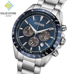 CITIZEN Collection CA4766-51L Eco-Drive Chronograph Watch Blue Dial 39.6mm