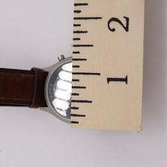 Eddie Bauer Light Up Field Men’s Watch Perforated Dial Leather 1215 42102