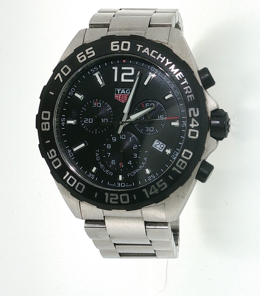 TAG Heuer Formula 1 Chronograph Black Dial S. Steel Men’s Watch CAZ101E.BA0842