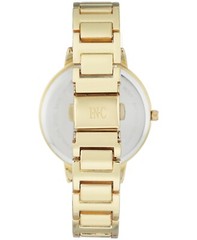 I.N.C. Women’s Gold-Tone Bracelet Black w Pearl Accents Dial 36mm Quartz Watch