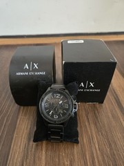 Armani Exchange AX1520 Mens Chronograph Watch Black