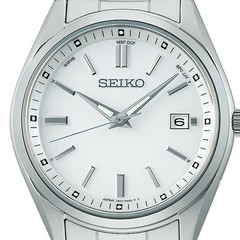 SEIKO Selection SBTM317 Solar Radio Watch 19.5cm 7.68in White Japan Working