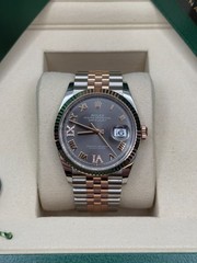 Rolex Datejust 36 NEW 2026 Rhodium Roman 6 9 Diamond Two Tone Rose Gold Jubilee