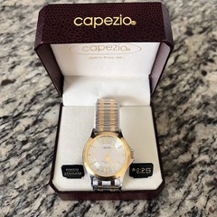 Vintage Capezio Men’s Two Tone Gold Silver Quartz Watch