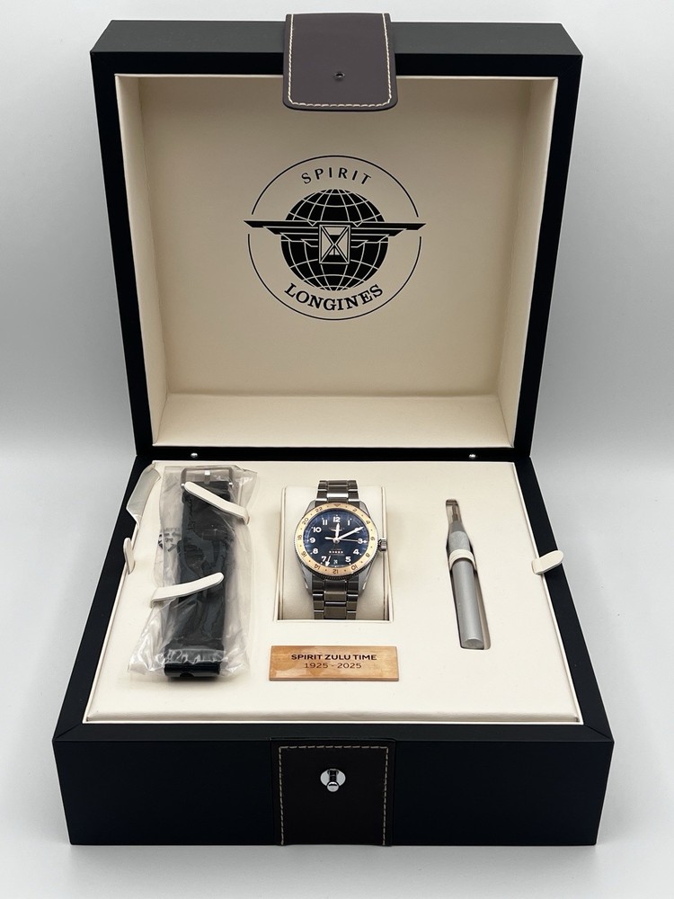 LONGINES SPIRIT ZULU TIME 1925 39mm Mens Watch L3.803.5.53.6