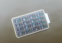 1x PRE-TRIMMED decal for CFX-400 polyester For Casio 463 Scientific calculator  