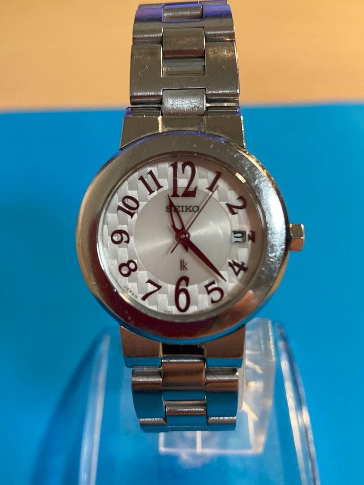 [New Battery] Seiko Lukia 7N82-0CN0 Women’s Quartz Date Watch