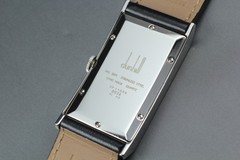 Vintage [N MINT] Dunhill Wafer 8036 Rectangle Quartz 22mm Men’s Swiss Made Watch