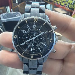 CHANEL J12 38mm Automatic Watch Black Ceramic Steel Z.G. 58096