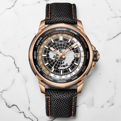 WISHDOIT eternal earth GMT dual time men’s watch NH34A Automatic movement NEW
