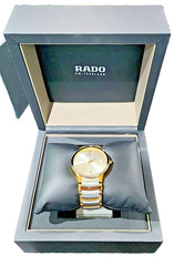 Authentic Rado Centrix R30931103 Quartz 38mm Two Tone Ceramic Watch Box Papers