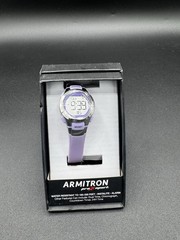 ARMITRON PRO SPORT Women’s Digital WRISTWATCH 45/7012 Purple Silver PRSV NIB