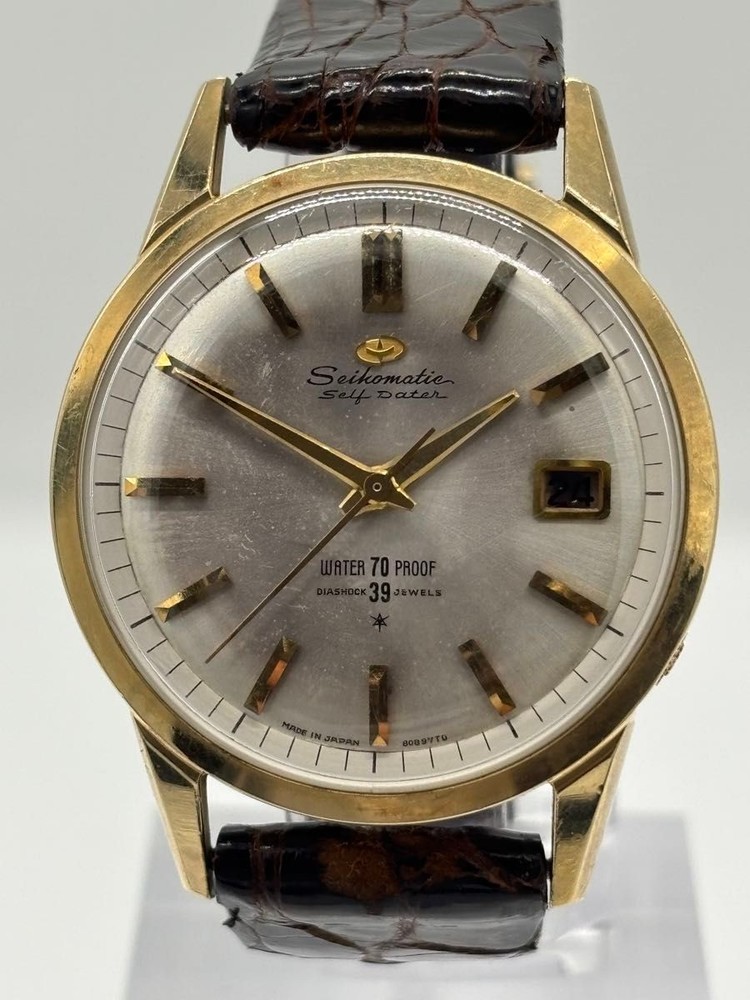 SEIKO Seikomatic Self-dater Automatic winding [J13.083] Crown Dolphin Medallion