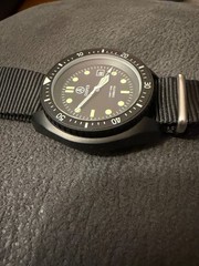 COOPER SUBMASTER SM8016PVD BLACK STEEL FINISH MILITARY DIVERS WATCH