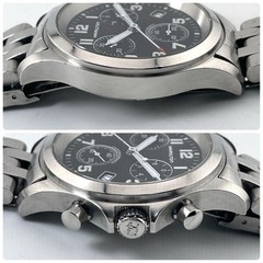 Hamilton 3832 Working Battery Replaced Hamilton Chronograph Watch Men 41.9 Used