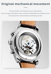 OLEVS 6667 Stylish Multi-functiom Water Resistant Casual Formal Mechanical Watch