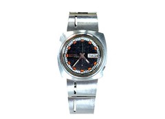 Retro Seiko DX Mens Wrist Watch 17 Jewels Automatic 6106-7539 Stainless