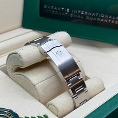 Rolex Oyster Perpetual 34 NEW 2025 Blue Index Dial Oyster Bracelet Complete Set
