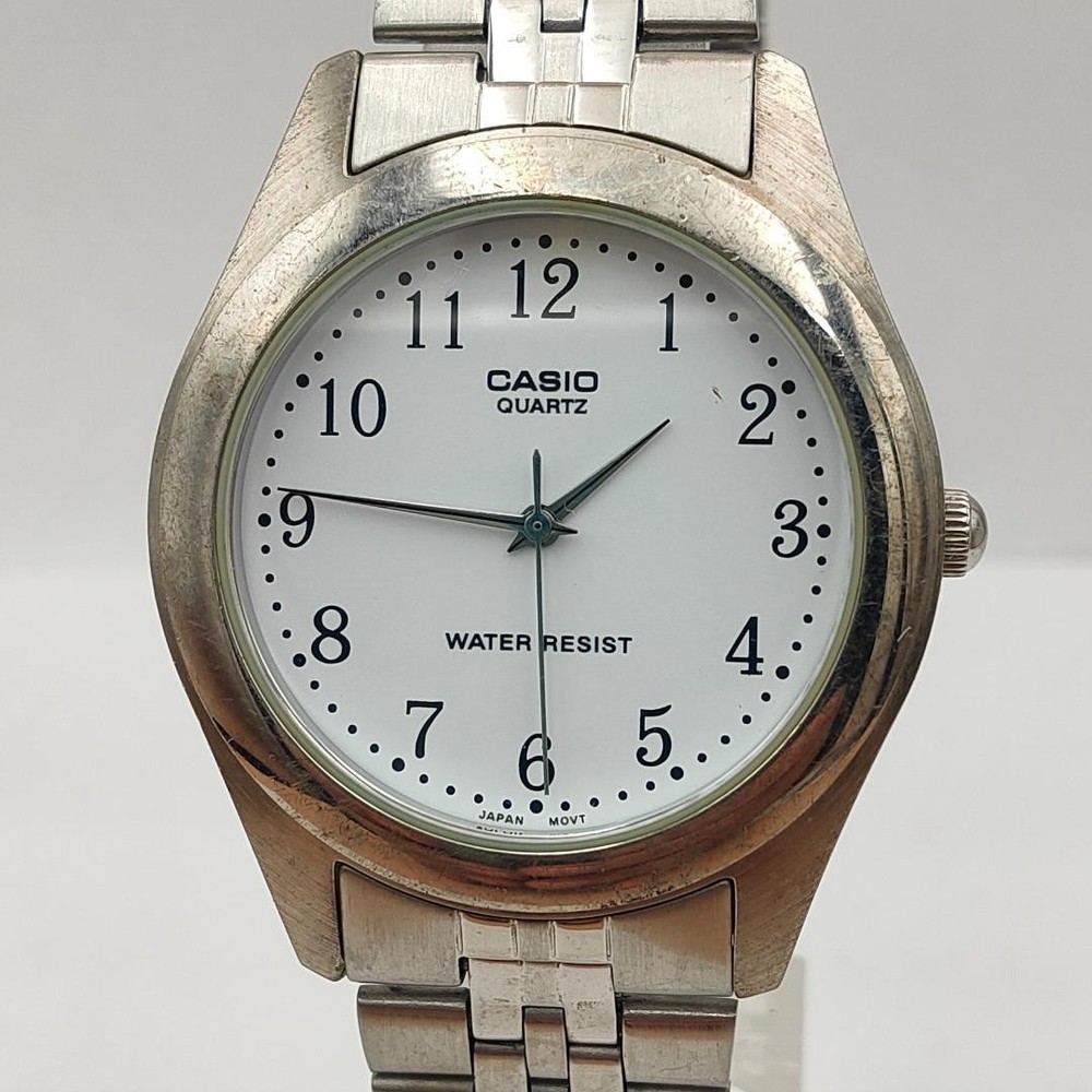 Casio MTP-1129 Quartz Analog Stainless Steel Watch Dead battery