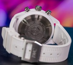 IWC Pilot Chronograph Top Gun “Lake Tahoe” Box & Papers IW389105 White Ceramic