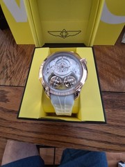 Invicta Specialty 47376 Twin-Axis Men’s Watch w/ Skeleton Dial – 46mm. White