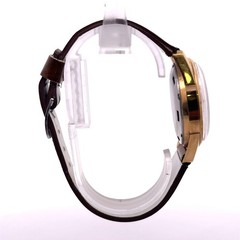 Gruen Precision Stainless Steel Gold-Toned Manual Alarm Men’s Watch 35mm