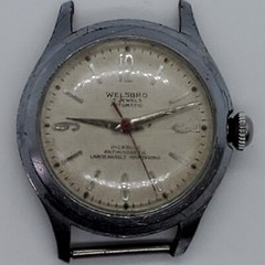 VINTAGE WELSBRO GENT’S AUTOMATIC WRIST WATCH, RUNNING, 32 MM CASE, 17 JEWELS