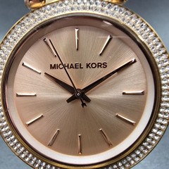 Michael Kors Darci Watch Women 39mm Pink Dial Rose Gold Tone MK-3192 New Batt JK