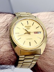 Seiko Gold Automatic 17 Jewels 1986 Japan 7009-3080 Vintage Men’s Watch 35mm