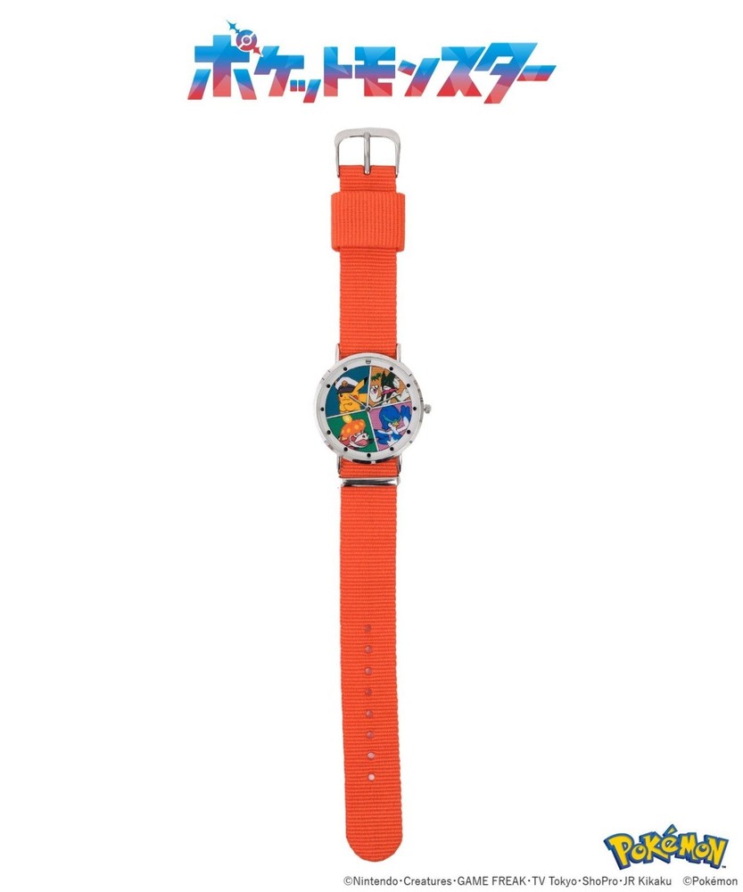 3-coins limited Collaboration Pokemon Pikachu Watch red From Japan New