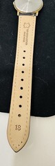 Vintage Seiko Quartz 5Y39-7010 Gold Tone Champagne Dial Date 31.5mm Runs