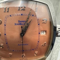 Daniel JeanRichard Automatic Tonneau Watch 45mm 33mm 91.2g Rare Working