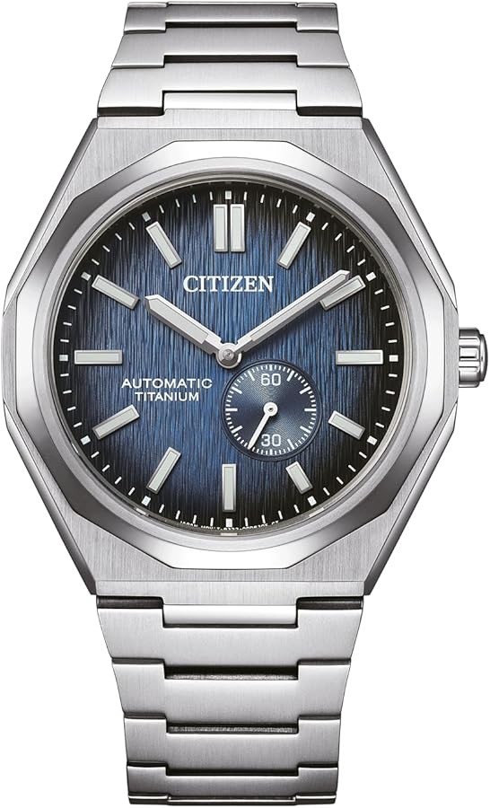 Citizen Zenshin 60 Super Titanium Blue Dial Automatic NK5020-58M 40mm Mens Watch