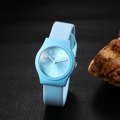 Women Girls Casual Jelly Silicone Band Students Sport Analog Quartz Wrist Watch