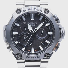 Used CASIO MRG B2000D 1AJR G SHOCK MR G G Shock Black Tough Solar Titanium 49.8m