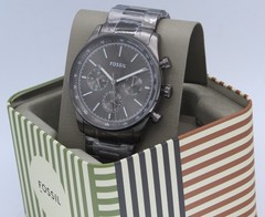 FOSSIL SULLIVAN GREY SMOKE GUNMETAL CHRONOGRAPH MEN’S BQ2854 WATCH